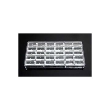 Globy Polikarbon Çikolata Kalıbı Dikdörtgen 21x28 mm