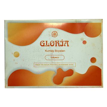 Gloria Turuncu 10 gr Kumaş Boyası