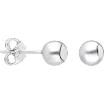 Glorria 4 mm Top Gümüş Küpe