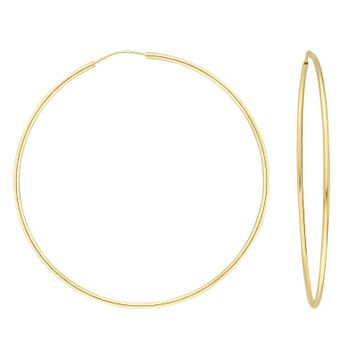 Glorria 5,5 cm Halka Altın Küpe