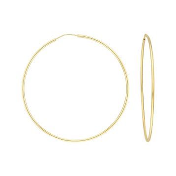 Glorria 5,5 cm Halka Altın Küpe