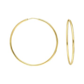 Glorria Altın 3,5 cm Halka Küpe
