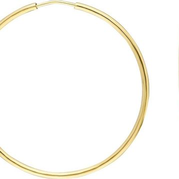 Glorria Altın 3,5 cm Halka Küpe