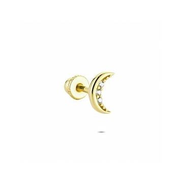 Glorria Ay Helix 14 Ayar Altın Piercing