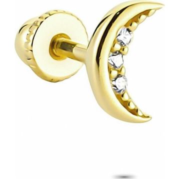Glorria Ay Helix 14 Ayar Altın Piercing