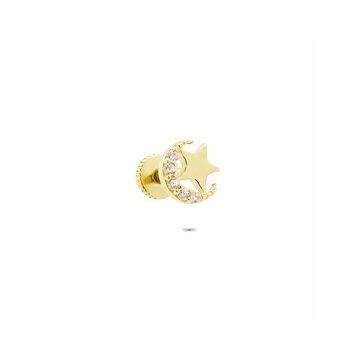 Glorria Ay Yıldız Helix 14 Ayar Altın Piercing