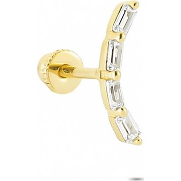 Glorria Baget Helix 14 Ayar Altın Piercing