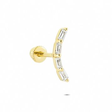 Glorria Baget Helix 14 Ayar Altın Piercing