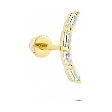 Glorria Baget Helix 14 Ayar Altın Piercing