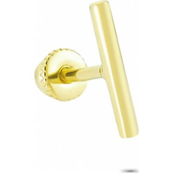 Glorria Çizgi Helix 14 Ayar Altın Piercing