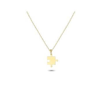 Glorria CM0203 Altın Puzzle Kolye