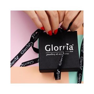 Glorria CM0245 Altın Renkli Taşlı Kalp Kolye