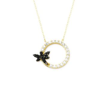 Glorria CN0392 Altın Yusufçuk Kolye