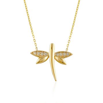 Glorria CN0392 Altın Yusufçuk Kolye