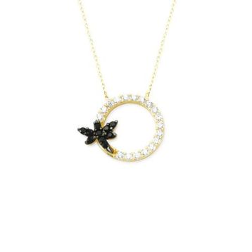 Glorria CN0392 Altın Yusufçuk Kolye