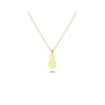 Glorria CN0431 Altın Ananas Kolye