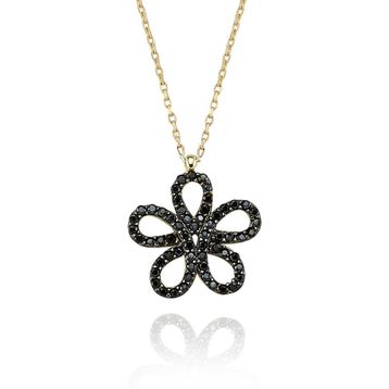 Glorria CN0445 Altın Çiçek Kolye