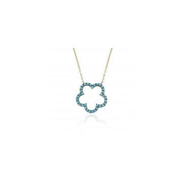 Glorria CN0445 Altın Çiçek Kolye
