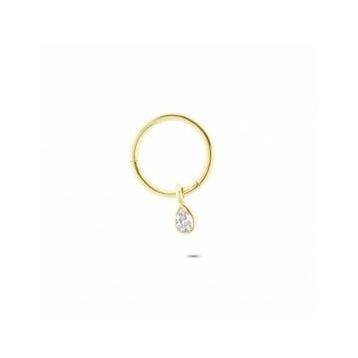 Glorria Damla Halka 14 Ayar Altın Piercing