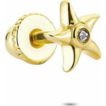 Glorria Deniz Yıldızı Helix 14 Ayar Altın Piercing