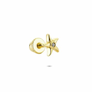 Glorria Deniz Yıldızı Helix 14 Ayar Altın Piercing