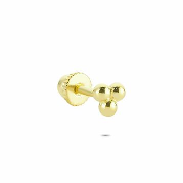 Glorria Dorika Helix 14 Ayar Altın Piercing