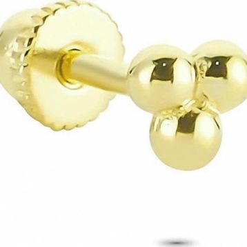 Glorria Dorika Helix 14 Ayar Altın Piercing