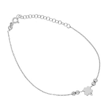 Glorria DT0539 Gümüş Yonca Halhal
