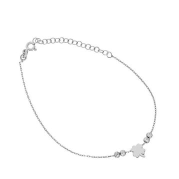 Glorria DT0539 Gümüş Yonca Halhal