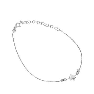 Glorria DT0543 Gümüş Yaprak Halhal