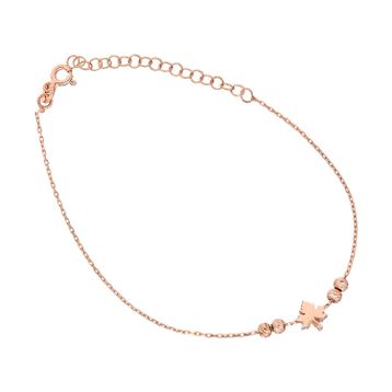 Glorria DT0543 Gümüş Yaprak Halhal