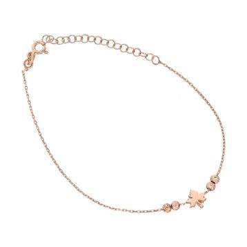 Glorria DT0543 Gümüş Yaprak Halhal