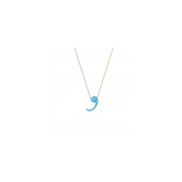 Glorria DU0080 Altın Opal Vav Kadın Kolye