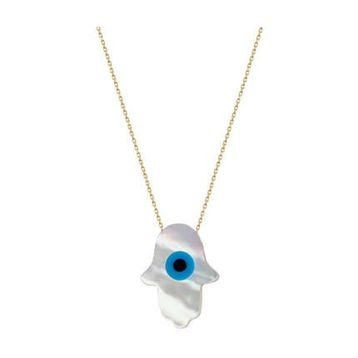 Glorria DU0086 Altın Opal Fatmanın Eli Kadın Kolye