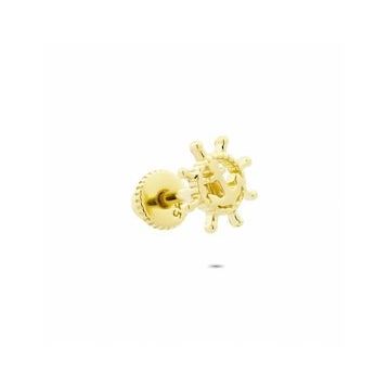 Glorria Dümen Helix 14 Ayar Altın Piercing