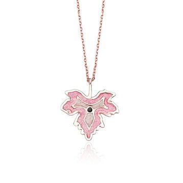 Glorria EG0347 Yaprak Gümüş Kolye