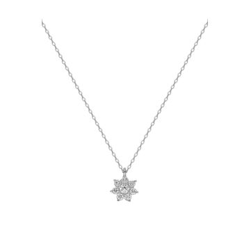 Glorria EG0444 Yıldız Gümüş Kolye