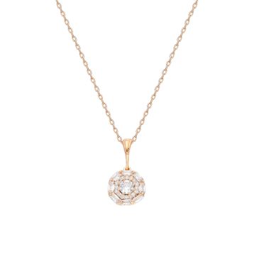 Glorria EG0476 Baget Taşlı Gümüş Kadın Kolye