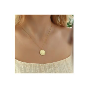 Glorria EG0488 Gümüş Kova Burcu Kolye