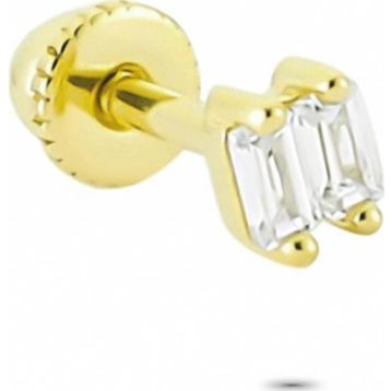 Glorria Geometrik Helix 14 Ayar Altın Piercing