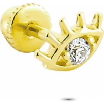 Glorria Göz Helix 14 Ayar Altın Piercing