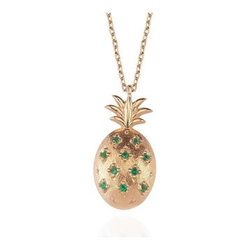 Glorria Gümüş Ananas Kolye