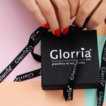 Glorria Gümüş Baget Taşlı Yuvarlak Kolye