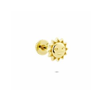 Glorria Güneş Helix 14 Ayar Altın Piercing