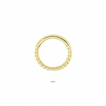 Glorria Gurmet Halka 14 Ayar Altın Piercing