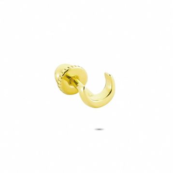 Glorria Hilal Helix 14 Ayar Altın Piercing