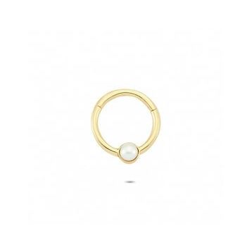 Glorria İnci Halka 14 Ayar Altın Piercing