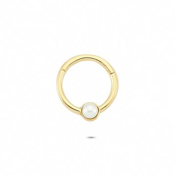 Glorria İnci Halka 14 Ayar Altın Piercing