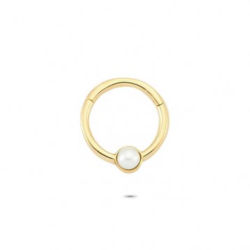 Glorria İnci Halka 14 Ayar Altın Piercing