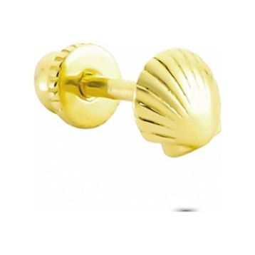 Glorria İstiridye Helix 14 Ayar Altın Piercing